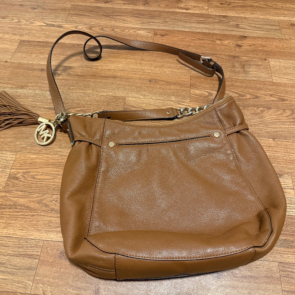 MICHAEL KORS | brown leather bag